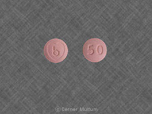B 50 Pill Pink Round 7mm - Pill Identifier